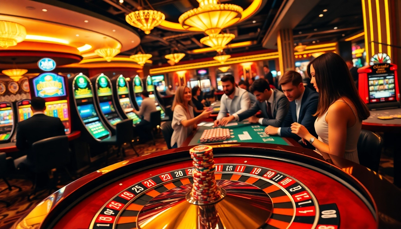 Experience the thrill of winning at the casino with https://af88.mba/ showcasing poker chips and roulette excitement.